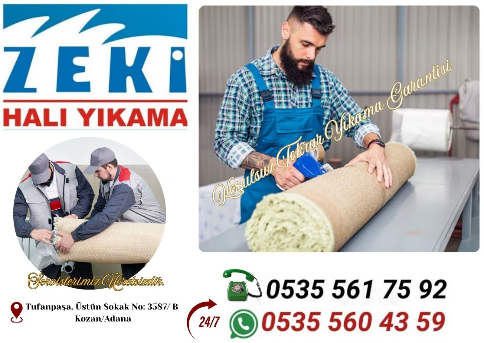 Kozan Halı Yıkama Fiyatları